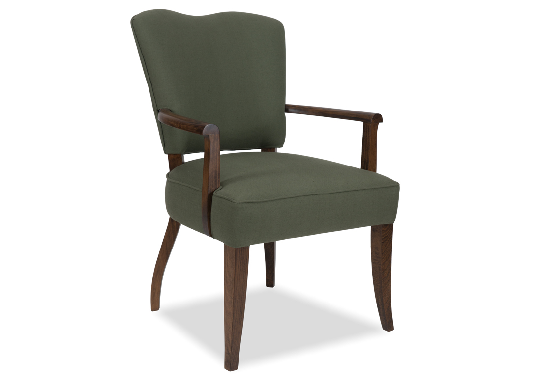 Shimla Accent Chair Spruce  Smoked Brown